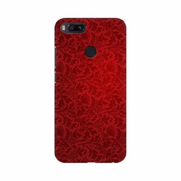 Red Floral wallpaper Mobile Case Cover