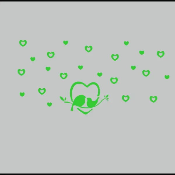 Generic Green Radium Wall Sticker