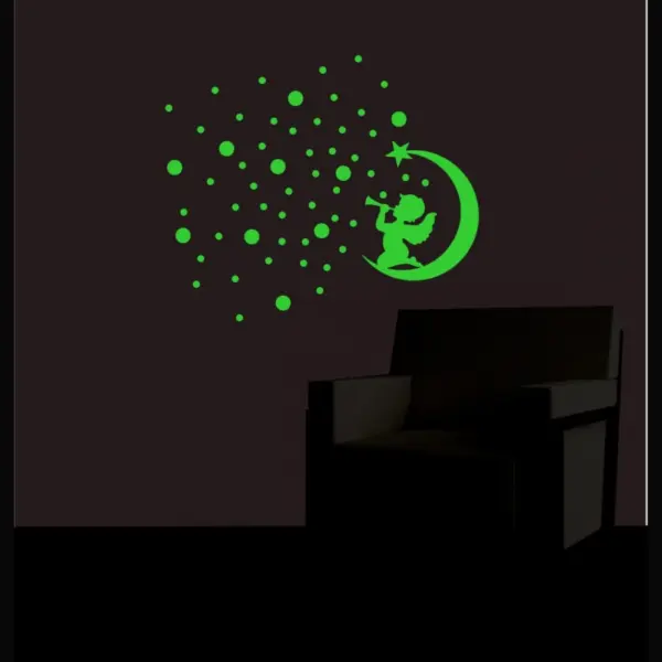 Generic Green Decorative Radium Wall Sticker