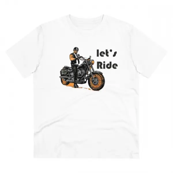 Generic Men's PC Cotton Explore The Unseen Printed T Shirt (Color: White, Thread Count: 180GSM)