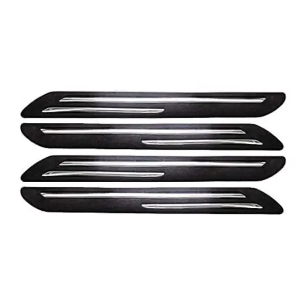 Generic Set Of 4 Universal Car Bumper Protector Guard (Black)